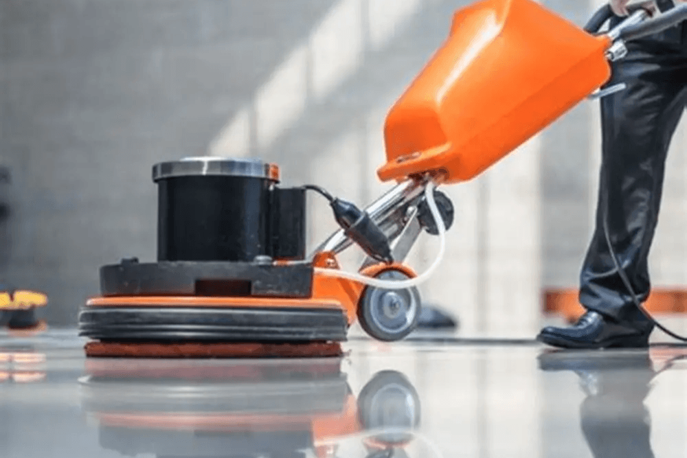 Professional floor polishing by S.G. Perfect Solution India